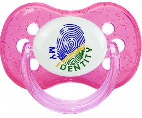 Empreinte My Identity îles Salomon Sucette Cerise Rose à paillette
