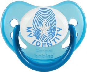 Empreinte My Identity Somalie Sucette Physiologique Bleue phosphorescente