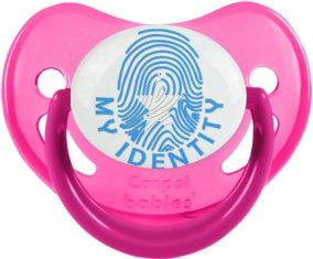 Empreinte My Identity Somalie Sucette Physiologique Rose phosphorescente
