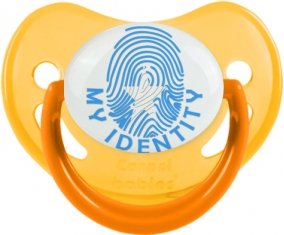 Empreinte My Identity Somalie Sucette Physiologique Jaune phosphorescente