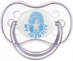 Empreinte My Identity Somalie Sucette Anatomique Transparente classique