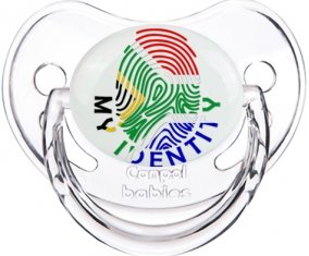 Empreinte My Identity Afrique du Sud Tétine Physiologique Transparent classique