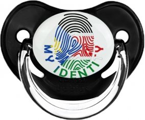 Empreinte My Identity Soudan du sud Sucette Physiologique Noir classique