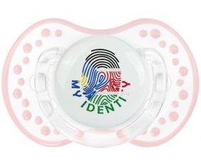 Empreinte My Identity Soudan du sud Sucette LOVI Dynamic Retro-blanc-rose-tendre classique