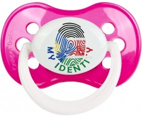 Empreinte My Identity Soudan du sud Sucette Anatomique Rose foncé classique