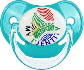 Empreinte My Identity Afrique du Sud Tétine Physiologique Bleue classique