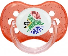 Empreinte My Identity Afrique du Sud Sucete Cerise Rouge à paillette
