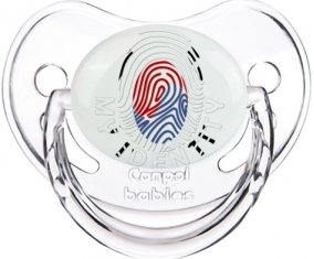 Empreinte My Identity Corée du Sud Sucette Physiologique Transparent classique