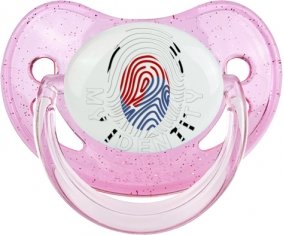 Empreinte My Identity Corée du Sud Sucette Physiologique Rose à paillette