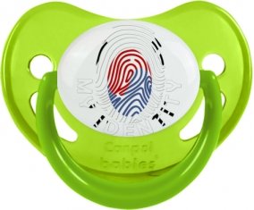 Empreinte My Identity Corée du Sud Sucette Physiologique Vert phosphorescente