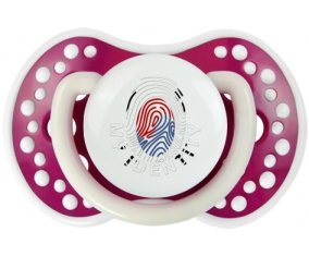Empreinte My Identity Corée du Sud Sucette LOVI Dynamic Fuchsia phosphorescente