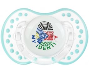 Empreinte My Identity Soudan du sud Sucette LOVI Dynamic Retro-blanc-lagon classique