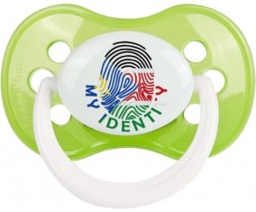 Empreinte My Identity Soudan du sud Sucette Anatomique Vert classique