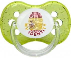 Empreinte My Identity Espagne Sucete Cerise Vert à paillette