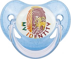Empreinte My Identity Sri Lanka Srilanka Sucete Physiologique Bleue à paillette