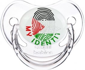 Empreinte My Identity État de Palestine Sucette Physiologique Transparent classique
