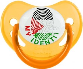 Empreinte My Identity État de Palestine Sucette Physiologique Jaune phosphorescente