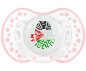 Empreinte My Identity État de Palestine Sucette LOVI Dynamic Retro-blanc-rose-tendre classique