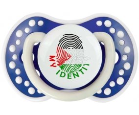 Empreinte My Identity État de Palestine Sucette LOVI Dynamic Bleu-marine phosphorescente
