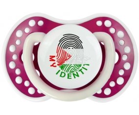Empreinte My Identity État de Palestine Sucette LOVI Dynamic Fuchsia phosphorescente