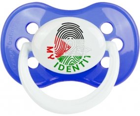 Empreinte My Identity État de Palestine Tétine Anatomique Bleu classique