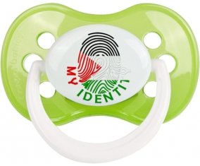 Empreinte My Identity État de Palestine Tétine Anatomique Vert classique
