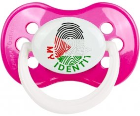 Empreinte My Identity État de Palestine Tétine Anatomique Rose foncé classique