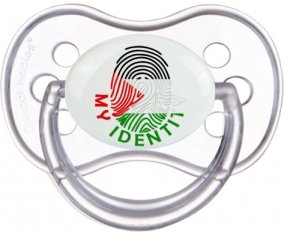 Empreinte My Identity État de Palestine Tétine Anatomique Transparente classique