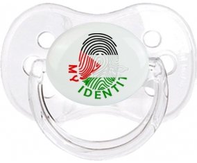 Empreinte My Identity État de Palestine Sucette Cerise Transparent classique