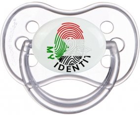 Empreinte My Identity Soudan Sucette Anatomique Transparente classique