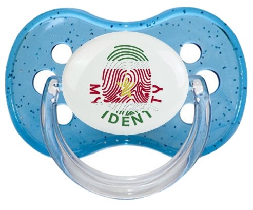 Empreinte My Identity Suriname Sucete Cerise Bleu à paillette