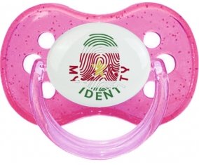 Empreinte My Identity Suriname Sucete Cerise Rose à paillette