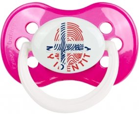 Empreinte My Identity Svalbard et Jan Mayen Sucette Anatomique Rose foncé classique