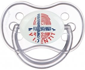 Empreinte My Identity Svalbard et Jan Mayen Sucette Anatomique Transparente classique