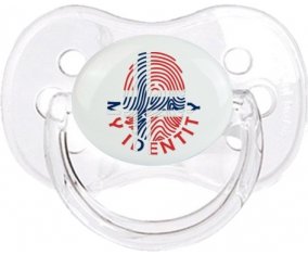 Empreinte My Identity Svalbard et Jan Mayen Sucette Cerise Transparent classique