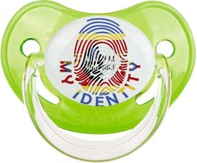 Empreinte My Identity Swaziland Sucette Physiologique Vert classique
