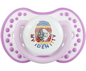 Empreinte My Identity Swaziland Sucette LOVI Dynamic Blanc-mauve classique