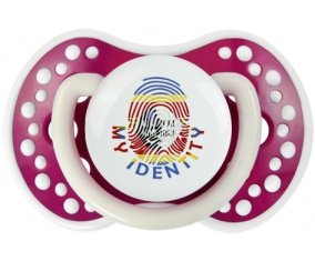 Empreinte My Identity Swaziland Sucette LOVI Dynamic Fuchsia phosphorescente