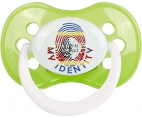 Empreinte My Identity Swaziland Tétine Anatomique Vert classique