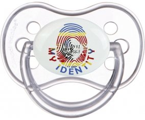 Empreinte My Identity Swaziland Tétine Anatomique Transparente classique