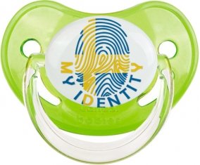 Empreinte My Identity Suède Sucette Physiologique Vert classique