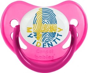 Empreinte My Identity Suède Sucette Physiologique Rose phosphorescente