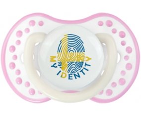 Empreinte My Identity Suède Sucette LOVI Dynamic Blanc-rose phosphorescente