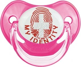 Empreinte My Identity Suisse Tétine Physiologique Rose classique