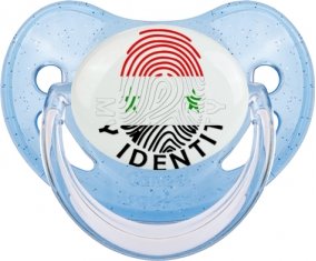 Empreinte My Identity République arabe syrienne Sucete Physiologique Bleue à paillette