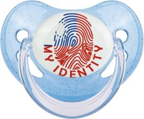 Empreinte My Identity Taïwan Sucette Physiologique Bleue à paillette