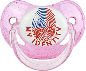 Empreinte My Identity Taïwan Sucette Physiologique Rose à paillette