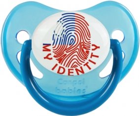 Empreinte My Identity Taïwan Sucette Physiologique Bleue phosphorescente