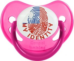 Empreinte My Identity Taïwan Sucette Physiologique Rose phosphorescente