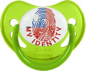 Empreinte My Identity Taïwan Sucette Physiologique Vert phosphorescente